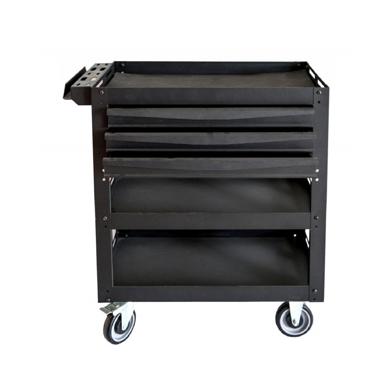 Three Layers Tool Car with Drawers and Wheels
