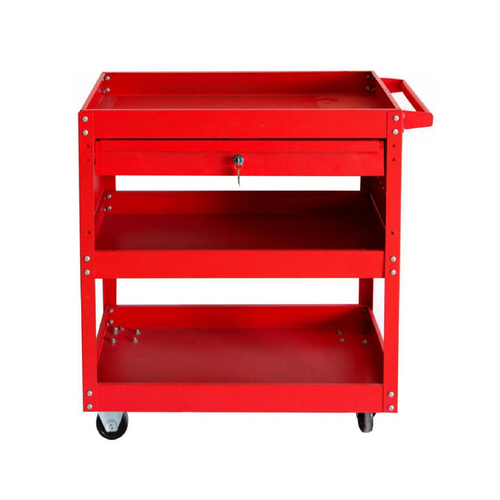 Functional 3 Shelf Rolling Tool Transport Cart